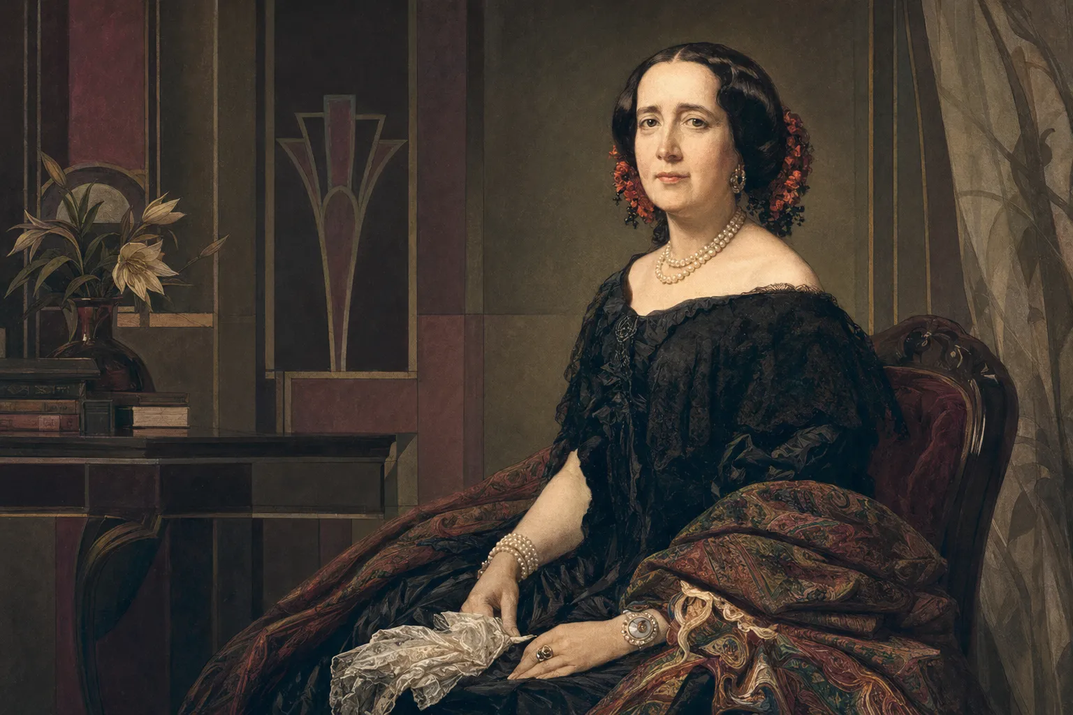Retrato de Gertrudis Gómez de Avellaneda