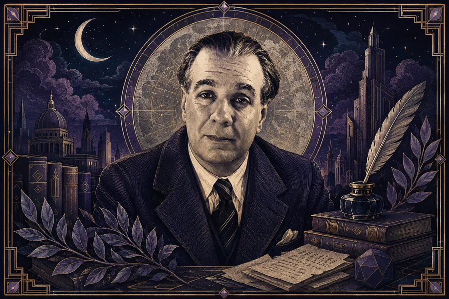 Retrato de Jorge Luis Borges